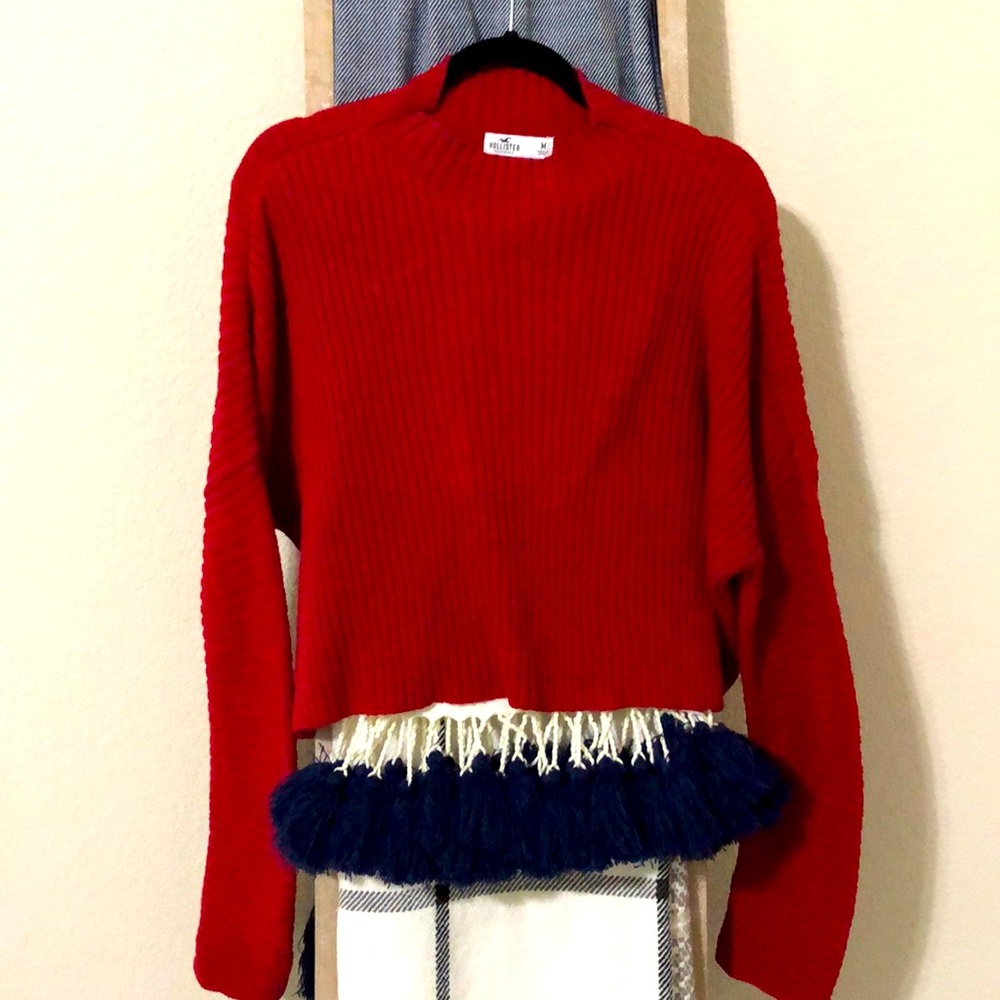 Red sweater